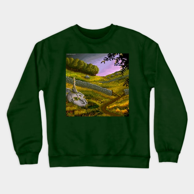 Ancient Stones Crewneck Sweatshirt by Silphwave Co